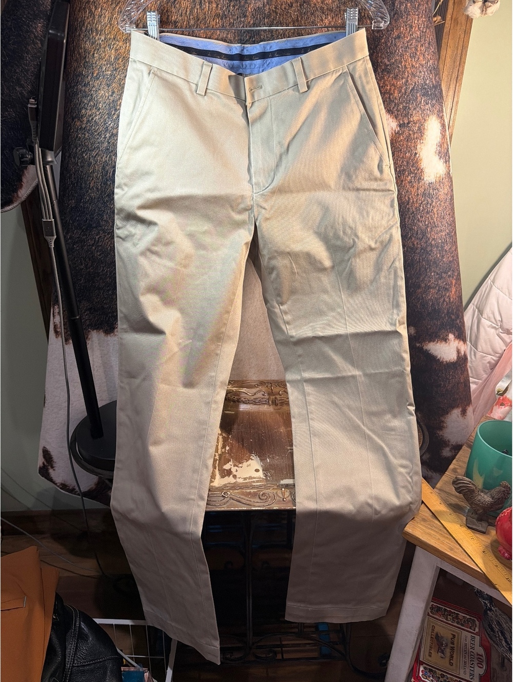 Brooks Brothers Lightweight Advantage Chino Pants W30 L32 Beige